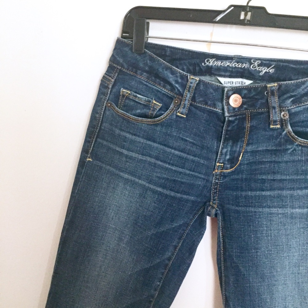 American Eagle Skinny Kick Super Stretch Jeans 4 - Picture 8 of 8